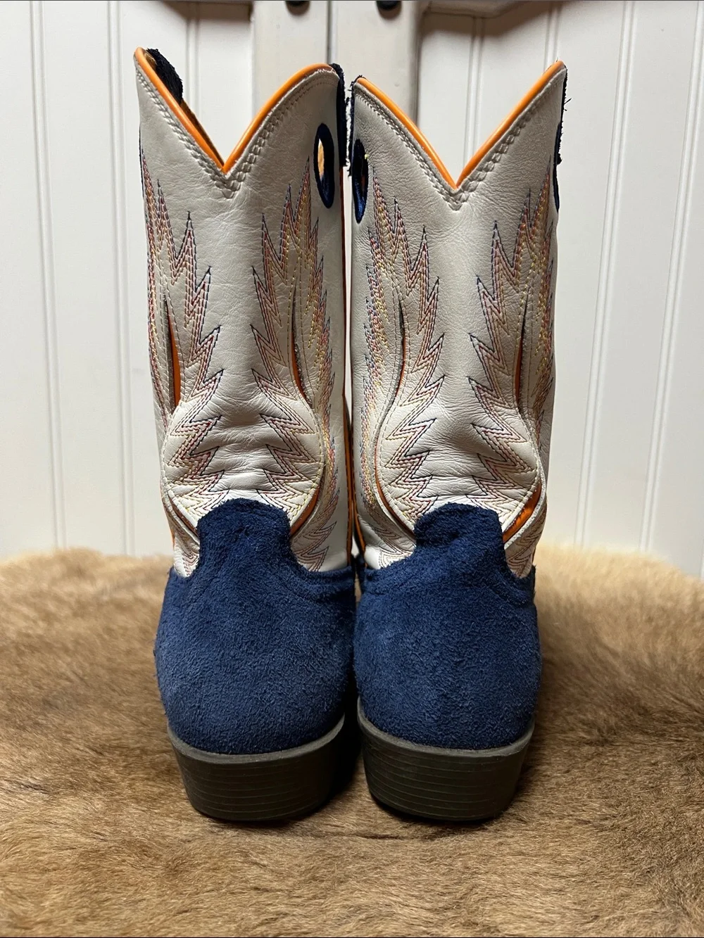 Ariat Futurity Fort Worth Western Cowboy Boots 4 Patriot Blue